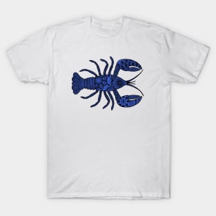 Lobster (black and blue horizontal) T-Shirt